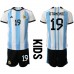 Billige Argentina Nicolas Otamendi #19 Børnetøj Hjemmebanetrøje til baby VM 2022 Kortærmet (+ korte bukser)